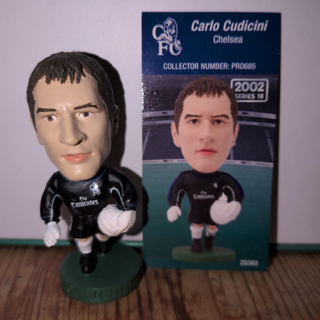 黒【貴重】クディチーニ チェルシー コリンシアン サッカーフィギュア