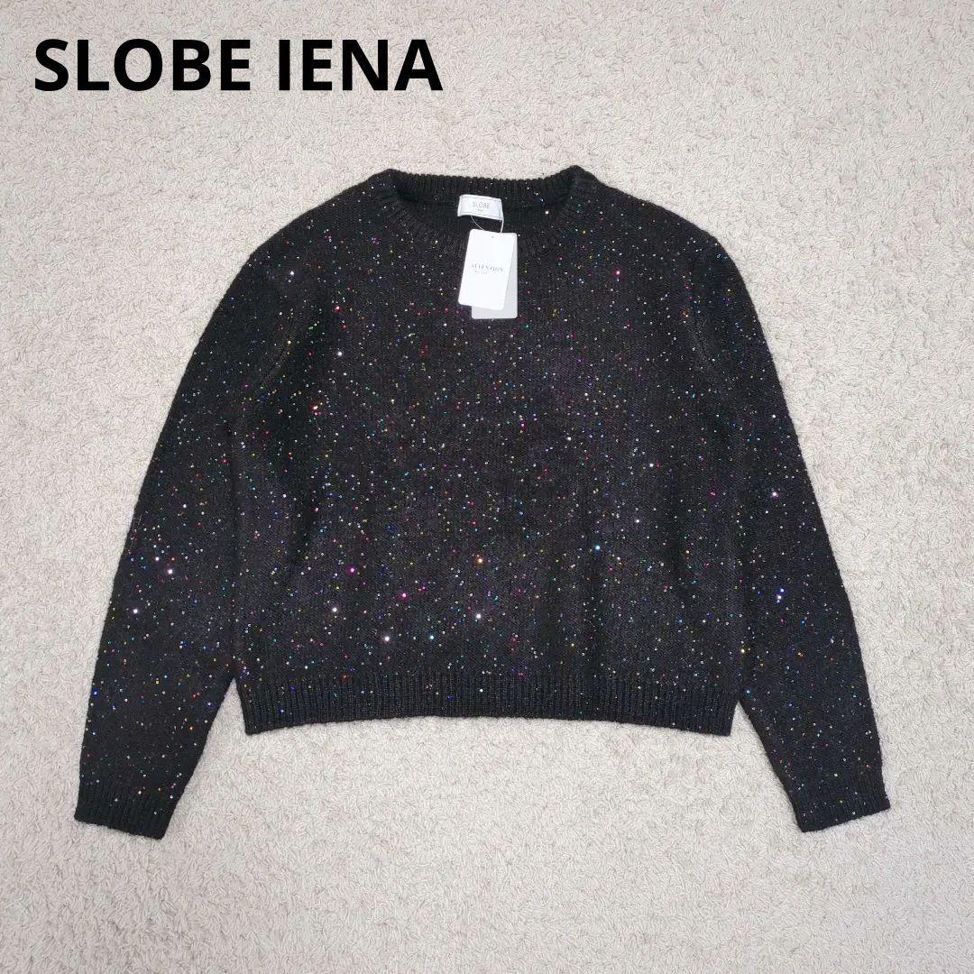 【タグ付】スローブイエナ　スパンコールニット　完売品　2025年モデル　極美品