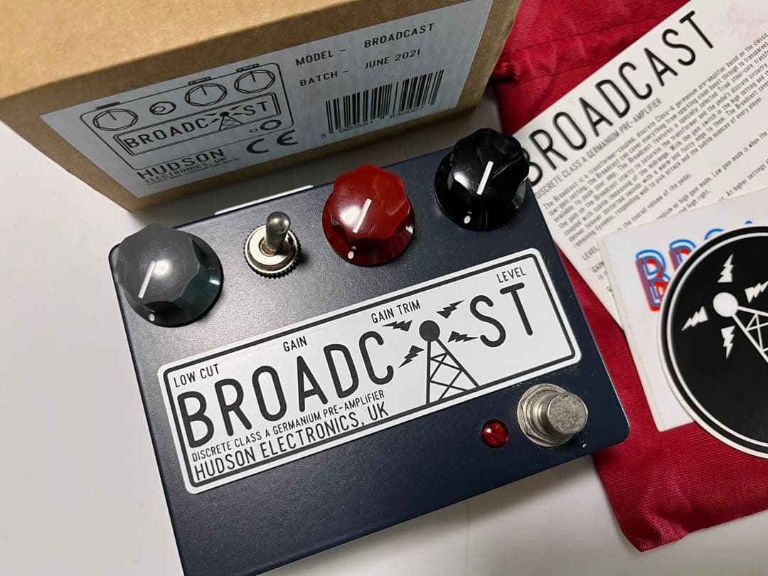 HUDSON ELECTRONICS BROADCAST ゲルマニウムプリ　試奏