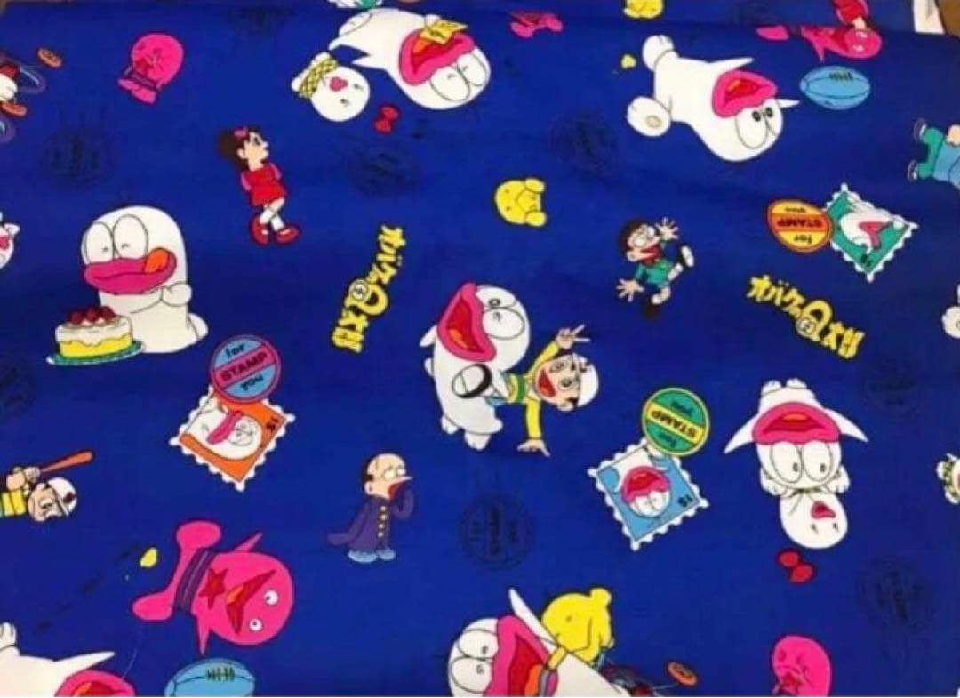 激レア オバケのQ太郎生地 100×180 藤子不二雄 昭和レトロ