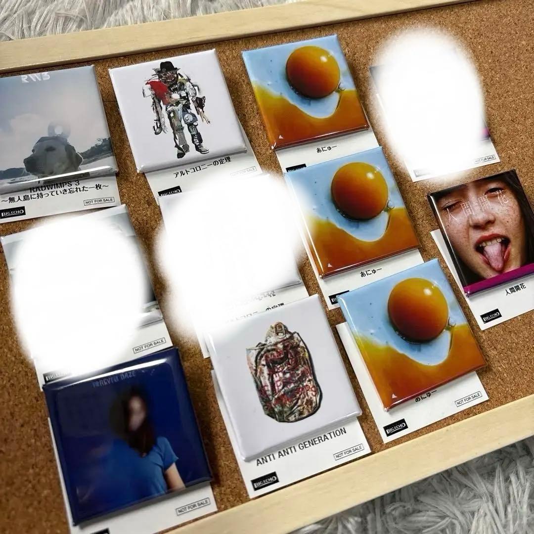 RADWIMPS ビッグエコー ジャケット缶バッチ BIG ECHO 9個