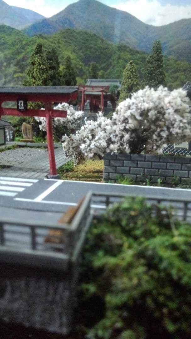 お寺✨お城✨神社ジオラマ‼️鉄道模型、サイズ✨ハイグレード仕上げ