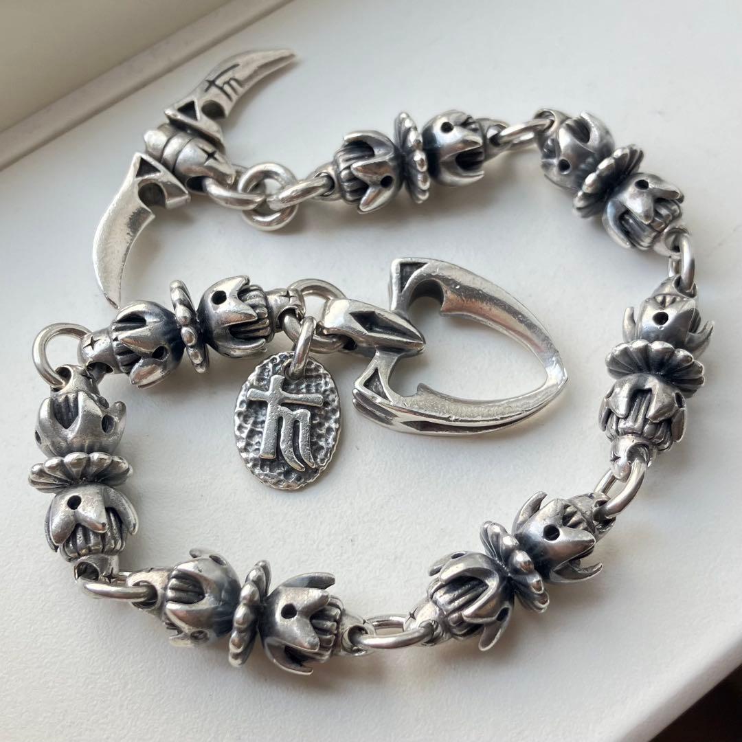 70.2g Soul Fetish ソウルフェティシュ シルバー ブレスレット