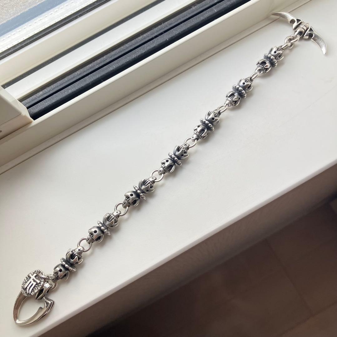 70.2g Soul Fetish ソウルフェティシュ シルバー ブレスレット