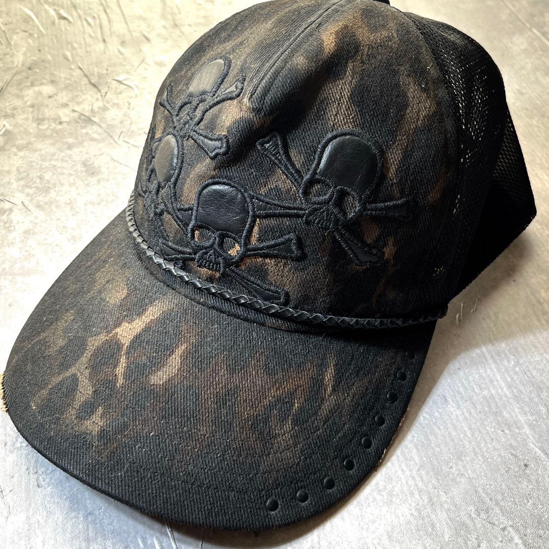 00s Roen leather skull cap archive ギャル男