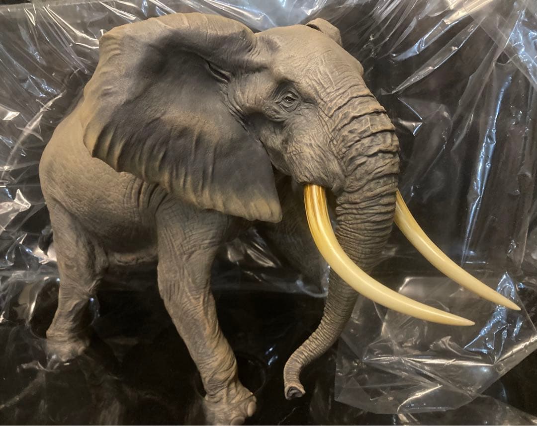 【初期カラー】アフリカゾウ ビッグフィギュア ◆ メガソフビアドバンス メガソフビアドバンス】 MSA-007 アフリカゾウ｜メガソフビアドバンス