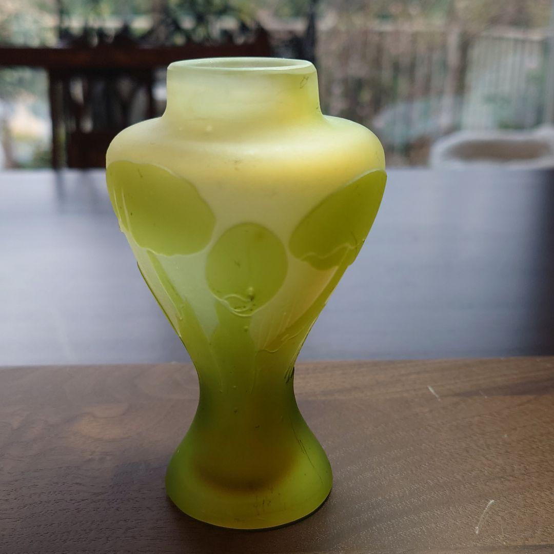 アンティーク　エミールガレ エミール・ガレ 初期作品 軟質施釉陶器 磁器 ファイアンス焼 カップ