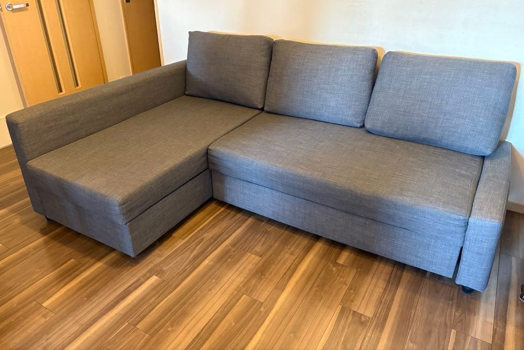 美品　IKEA ソファベッド FRIHETEN フリーヘーテン