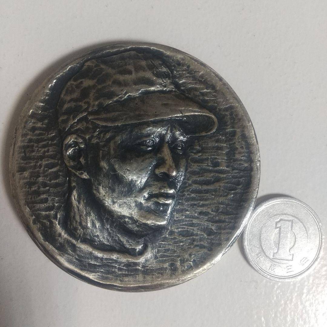 王貞治 大型記念銀メダル GOLDEN PLAYER'S MEDAL Yahoo!オークション -「王貞治 コイン」の落札相場・落札価格