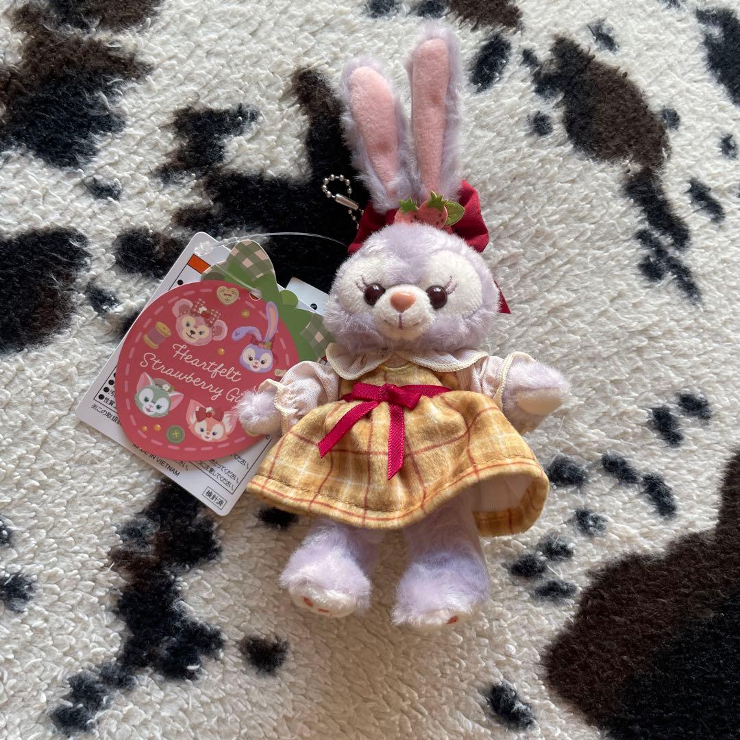 ぬいぐるみバッジ ハートフェルトストロベリーギフト（ステラルー）