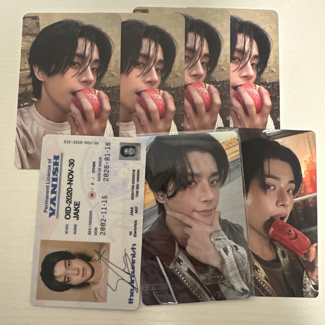 ENHYPEN ジェイク トレカ セット thesin:vanish - メルカリ