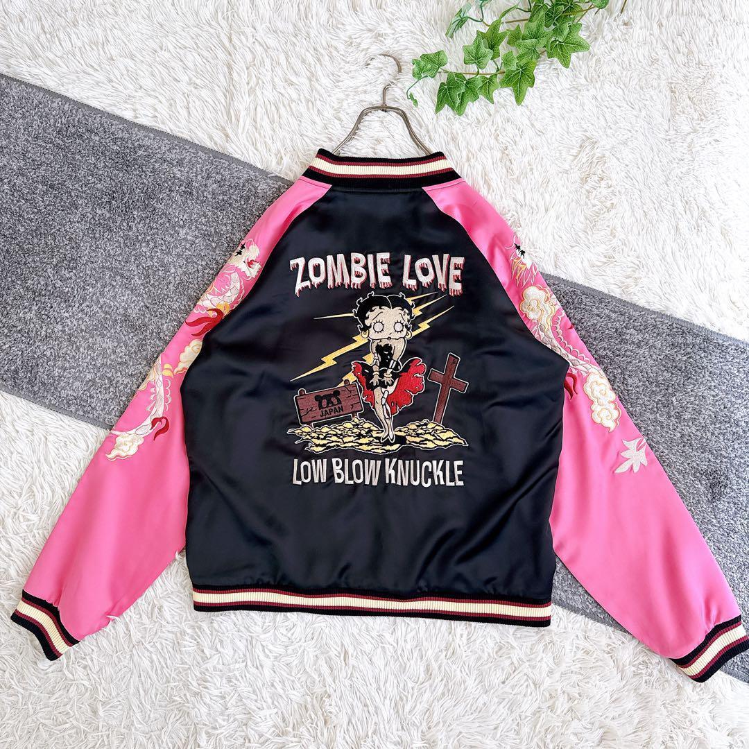 LOWBLOW KNUCKLE×Betty Boop zombie スカジャン