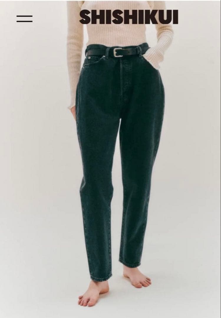 パンツ THE SHISHIKUI EASY BLACK 38