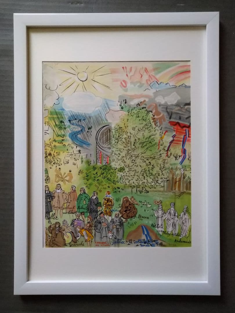 Ｚzラウル・デュフィのリトグラフ Amazon | ラウル デュフィ 『レガッタ【ラウル・デュフィへの手紙より