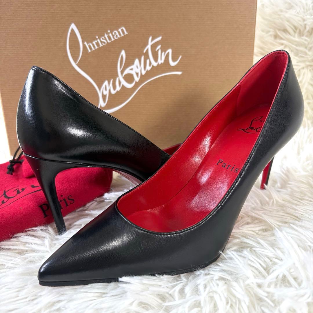 【未使用品級】クリスチャンルブタン KATE 85 ポインテッドトゥパンプス
