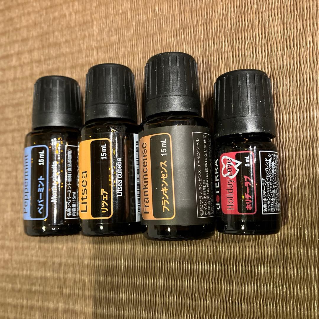 doTERRA エッセンシャルオイル 4本セット