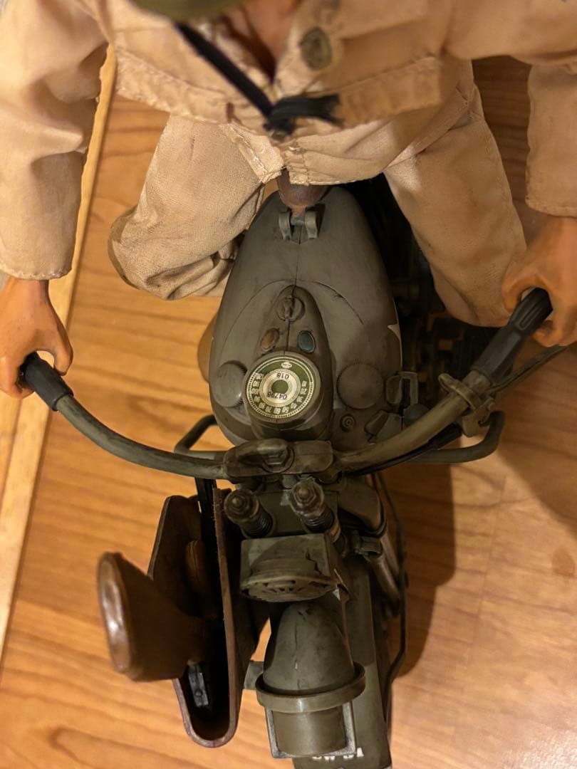ハーレー45WLA 1/6アメリカンGIジョー35周年バイクインディア - メルカリ