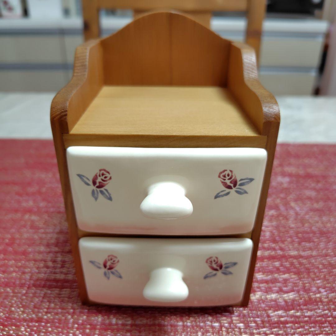レアです　マニー　ローズアンポショワール　引き出し　小物入れ