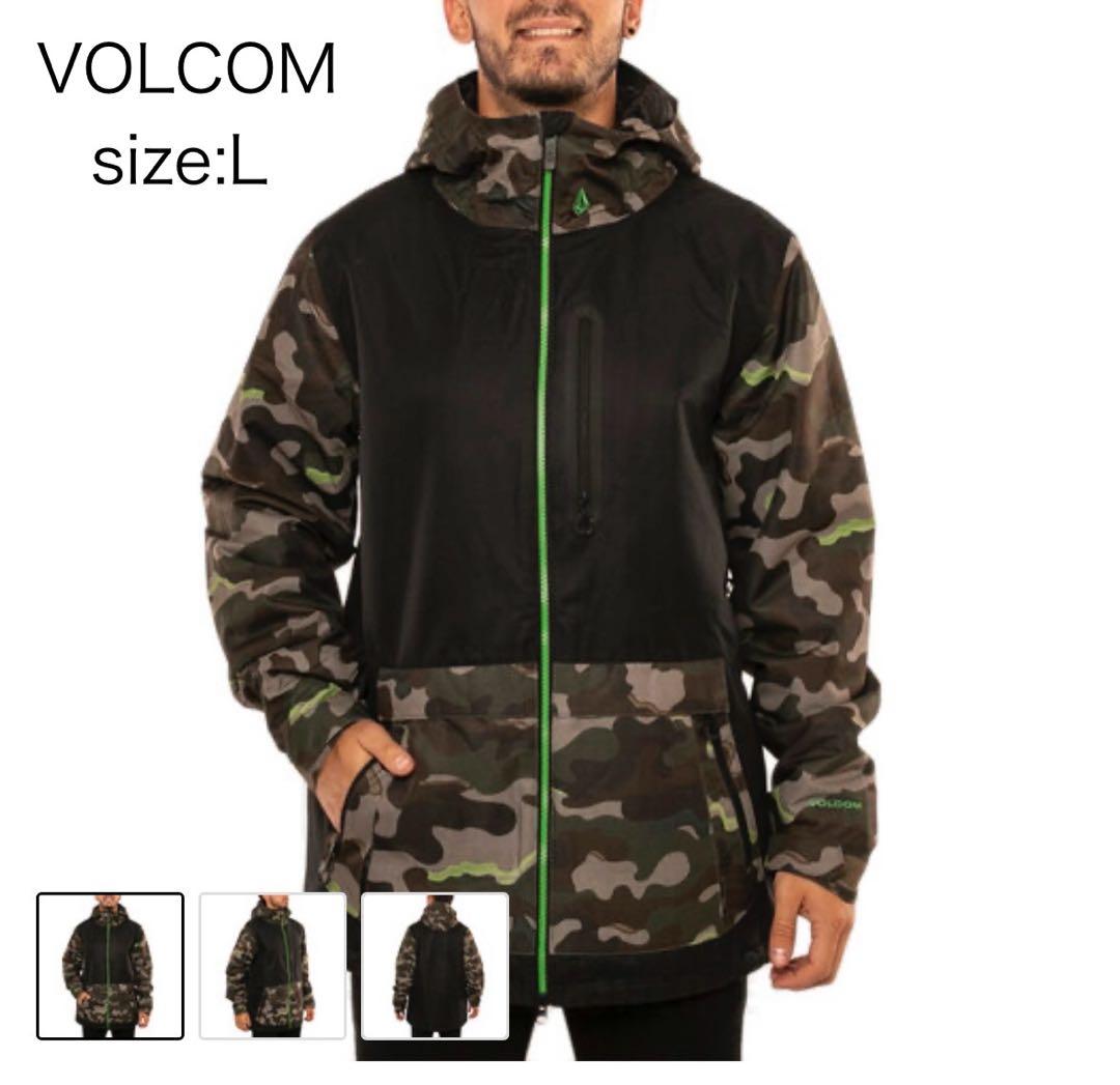 最高峰 VOLCOM ボルコム スノーボードウェア メンズ セットアップ L