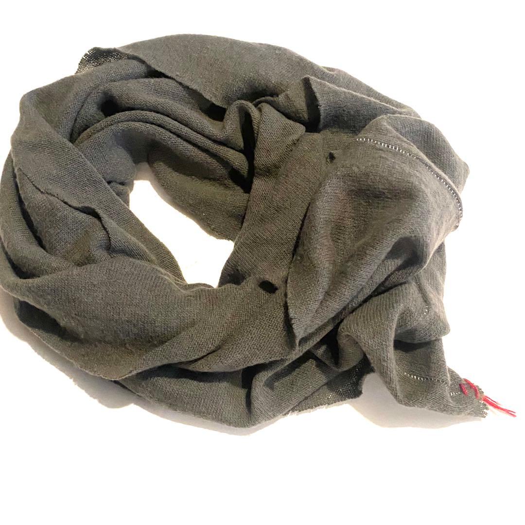 小物 LGB NECK WARMER ARMY KHAKI