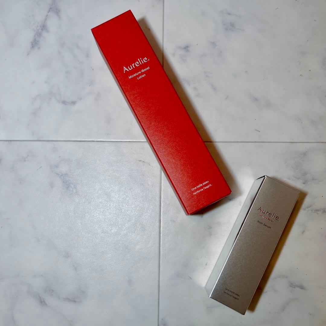 Aurelie モイスチャー リッチセラム 美容液 & 化粧水
