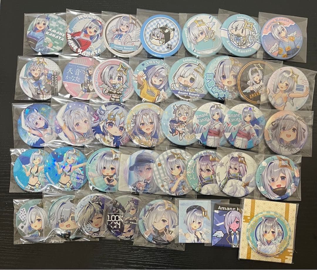 天音かなた 缶バッジ まとめ売り 💫今更ながら3D LIVE記念グッズ💫】 1月2日に出す予定だった 「#天音
