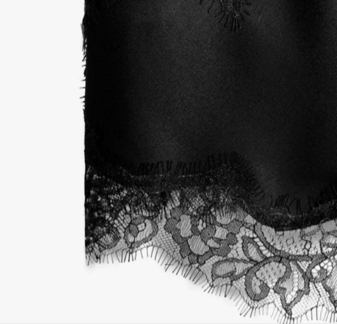 タグ付き新品♡ZARAのレーストリムキャミソールトップス☆XSサイズ