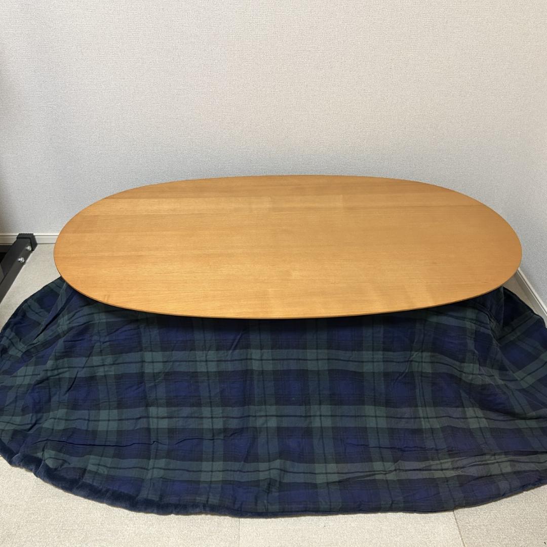 無印良品 楕円こたつと楕円こたつぶとん