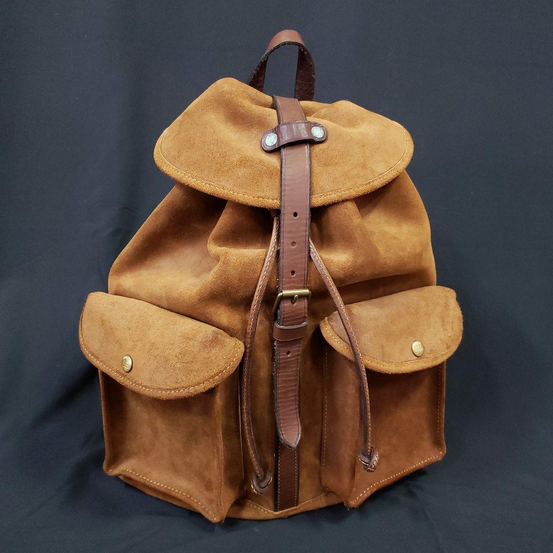 RALPH LAUREN RRL ダブルアールエル リュックサック キャメル系 - メルカリ