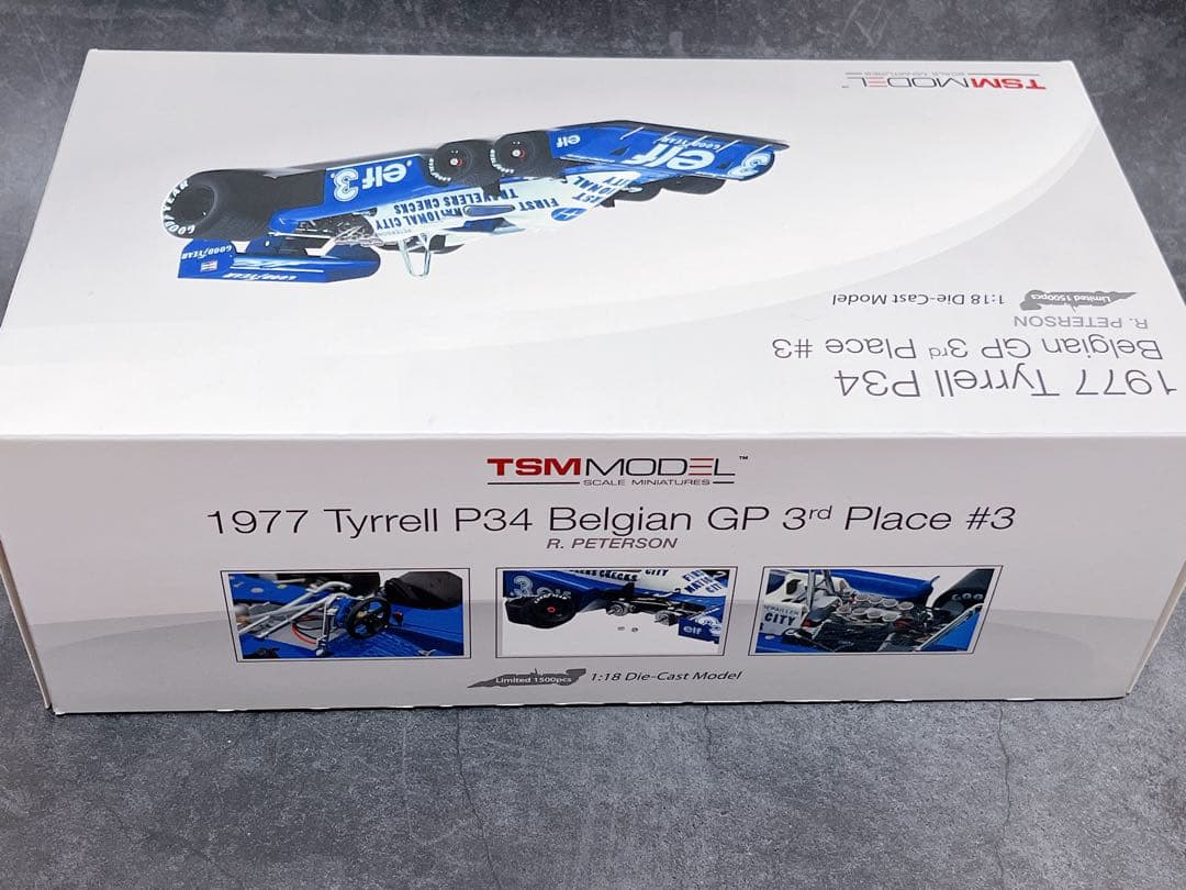 TSM 1/18 ティレル P34 ベルギーGP 3位 #3の通販はau PAY マーケット