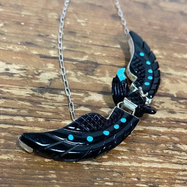 ジョニーデップ愛用 ナバホ族 BEN LIVINGSTON イーグルネックレス