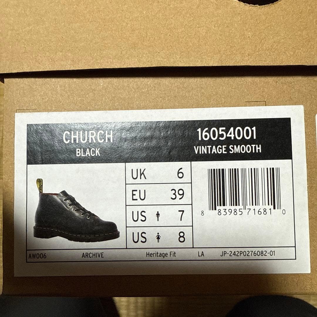 ほぼ未使用Dr.MartensブーツCHURCHモンキーブーツ 16054001