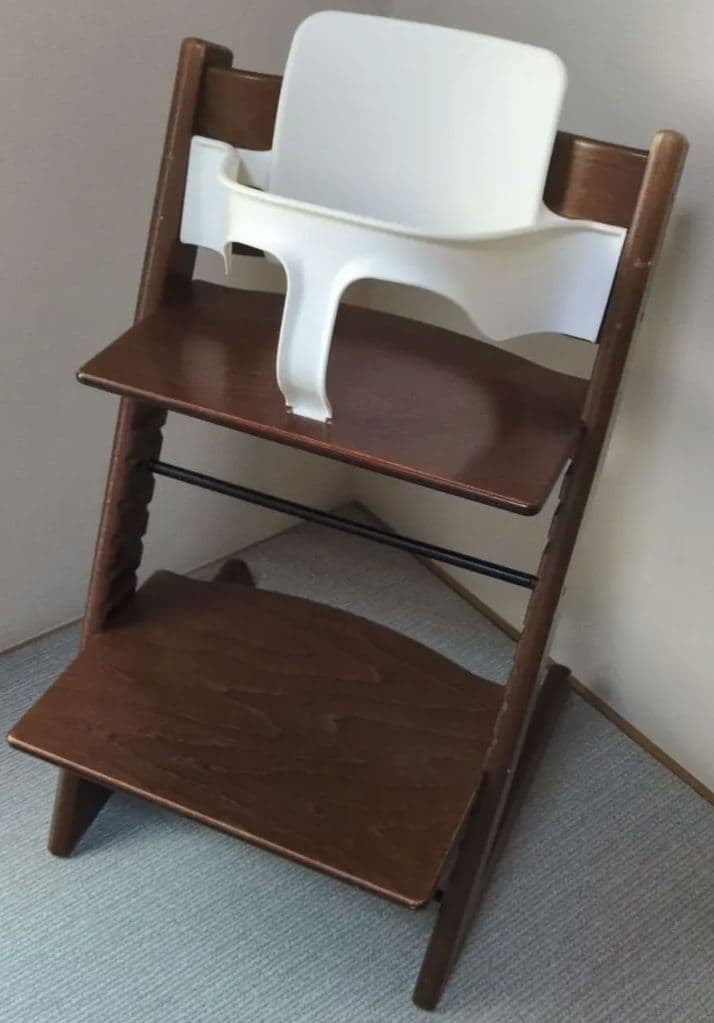 ☆セール☆ストッケ トリップトラップ ウォルナットブラウンベビーセット付きSN3