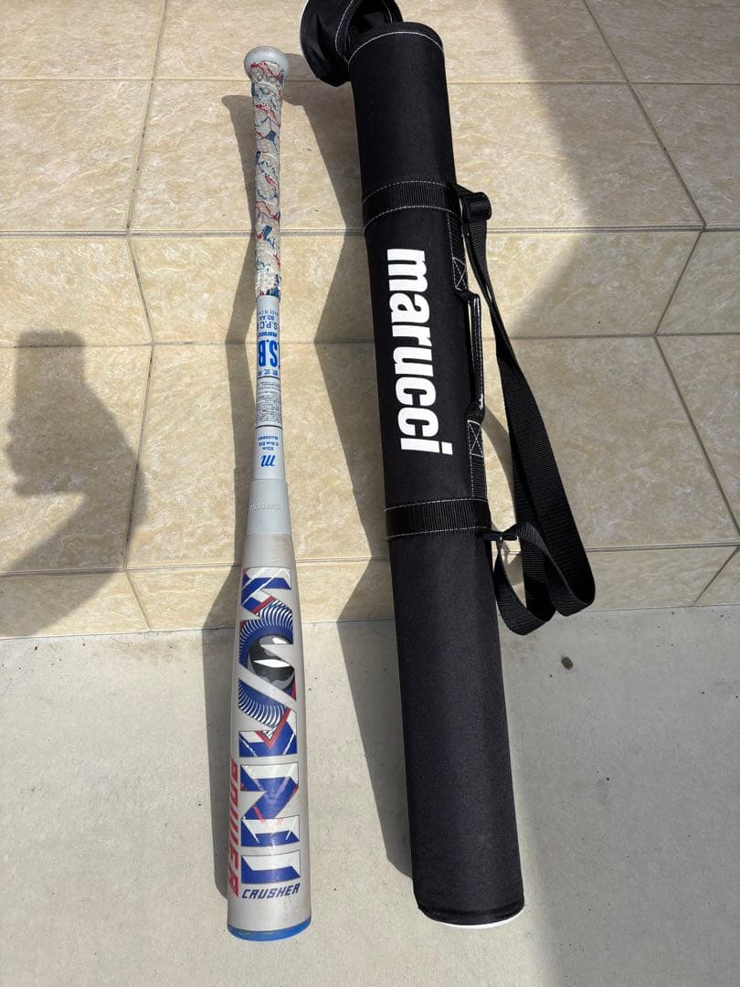 marucci 青ワニ83cm、バットケース付き marucci（マルーチ） ワニクラッシャー トップバランス WANI CRUSHER