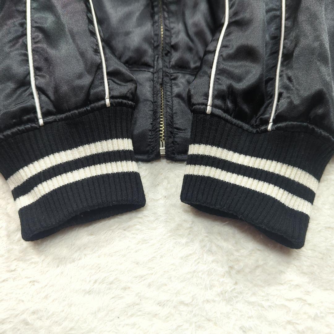 DOGTOWN ドッグタウン✨刺繍 スカジャン XL 黒龍 和柄 ドラゴン - メルカリ