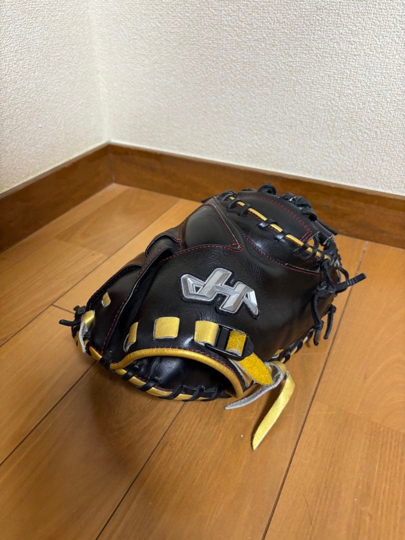 【良品】ハタケヤマ　軟式用キャッチャーミット　即戦力
