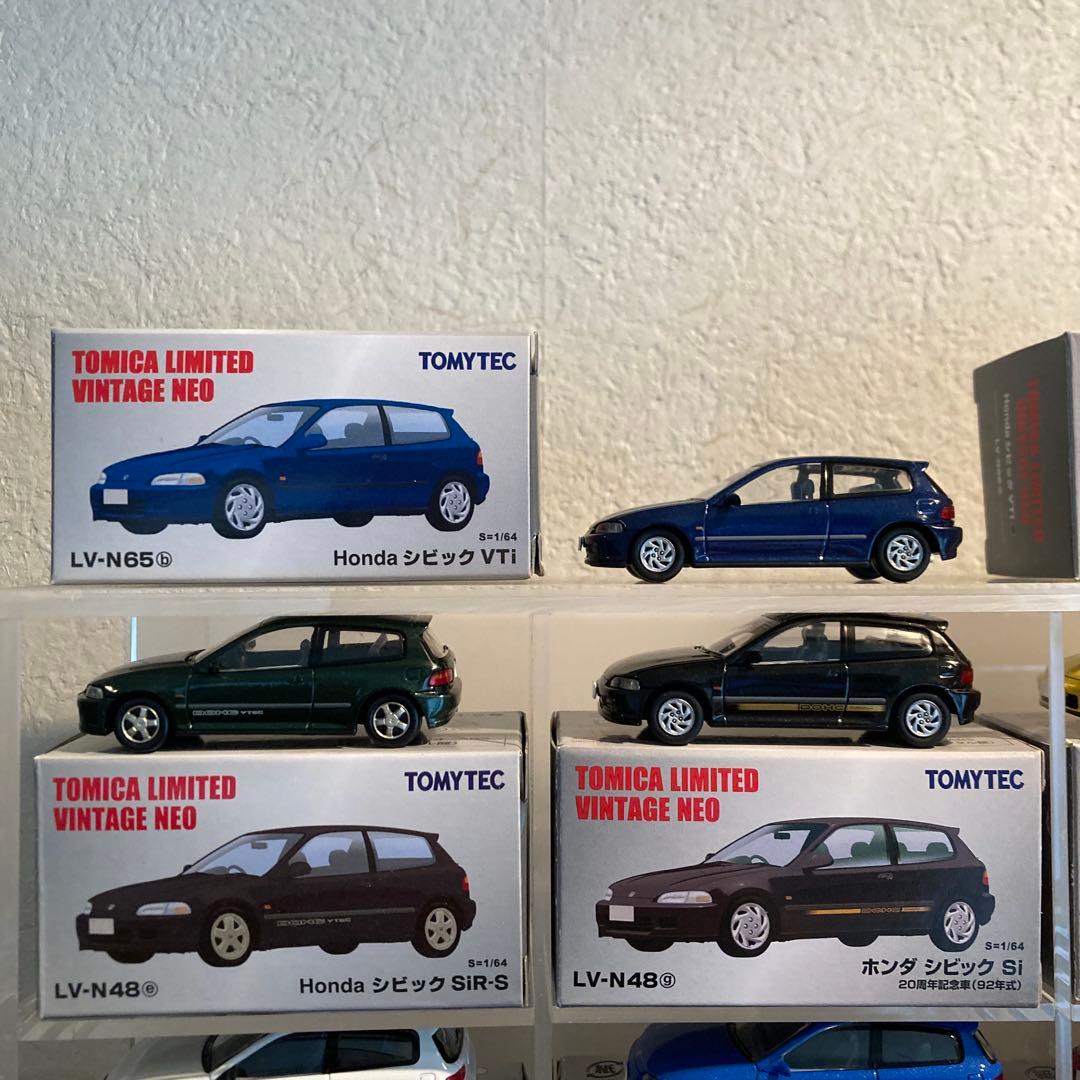 トミカリミテッドヴィンテージネオHondaシビック18台セット アクリル