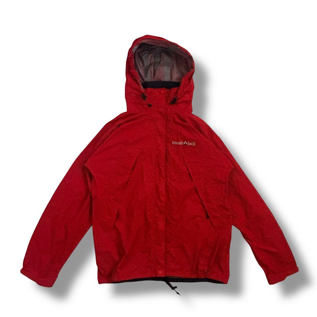 mont-bell レッド マウンテンパーカー レディース Mサイズ - メルカリ