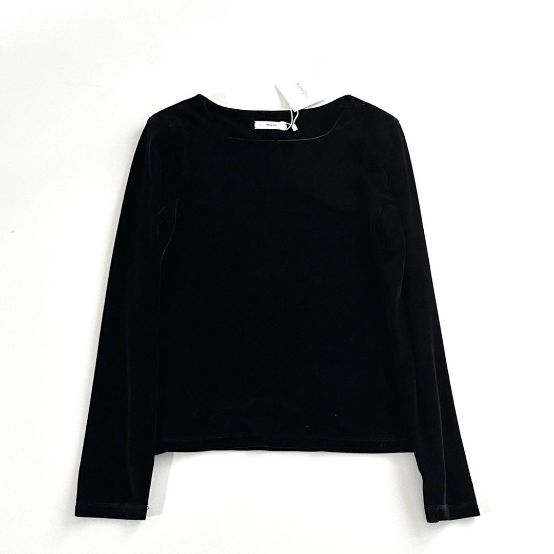 タグ付 YONFA ヨンファ ベルベットスクエアネックトップスS C99427107