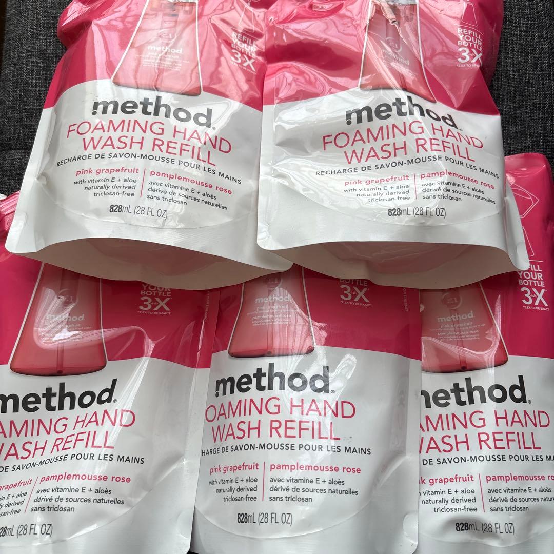 メソッド ハンドソープ フォーミングタイプ ピンクグレープフルーツ 5個