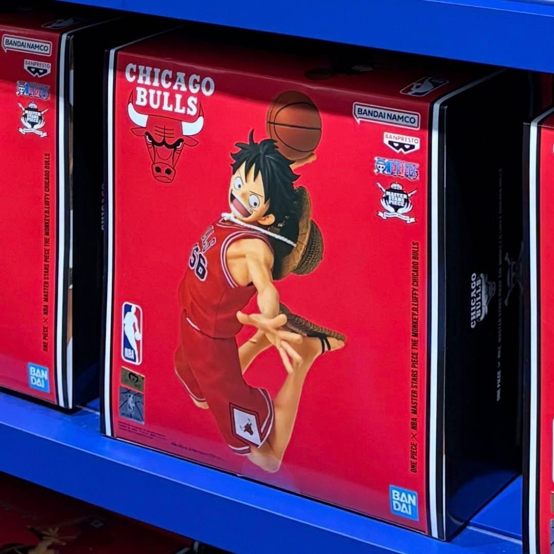 新品 NBA ルフィ ワンピース コラボフィギュア ブルズ - メルカリ