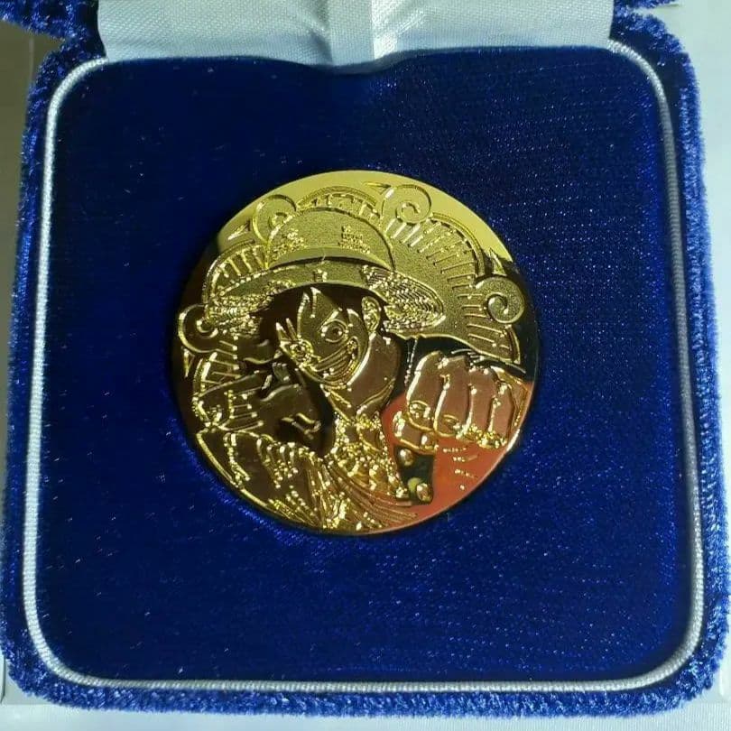 ワンピース『WJ４号連続豪華プレゼント　記念メダル』 当選品 ONE PIECE ワンピース WJ4号連続豪華プレゼント 【3兄弟絆