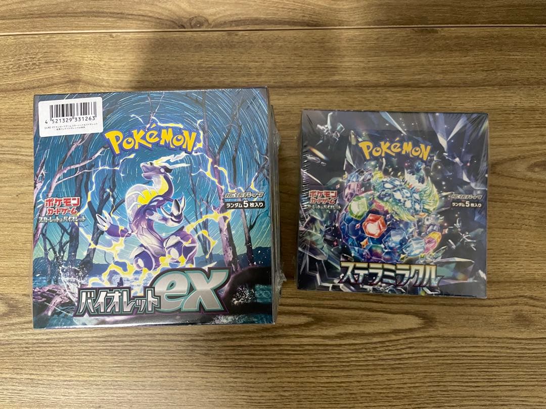 ポケモンカード バイオレットEX 3BOX ステラミラクル　1BOX