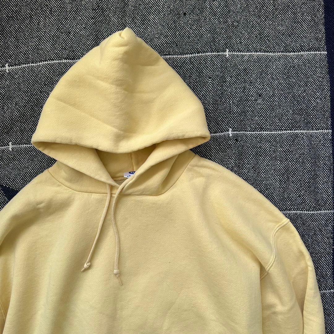 トップス 00s Russel Athletic Hoodie y2k 90s lemon