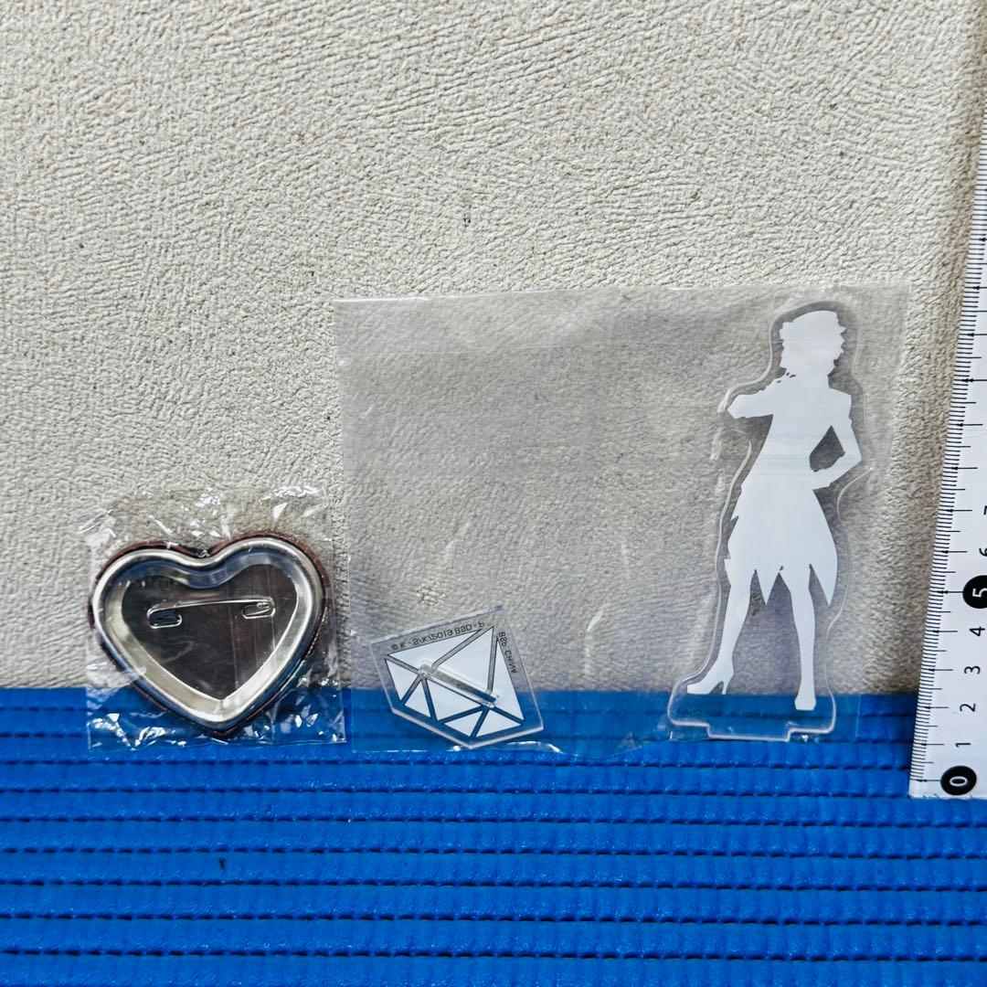 文豪ストレイドッグス 中原中也 アクリルスタンド ハート型缶バッジ