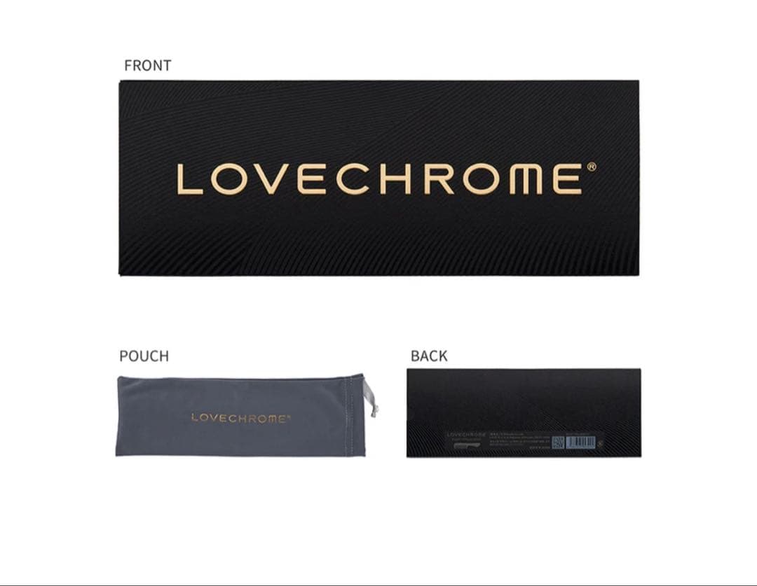 LOVECHROME テツキゴールドコーム ポーチ付き