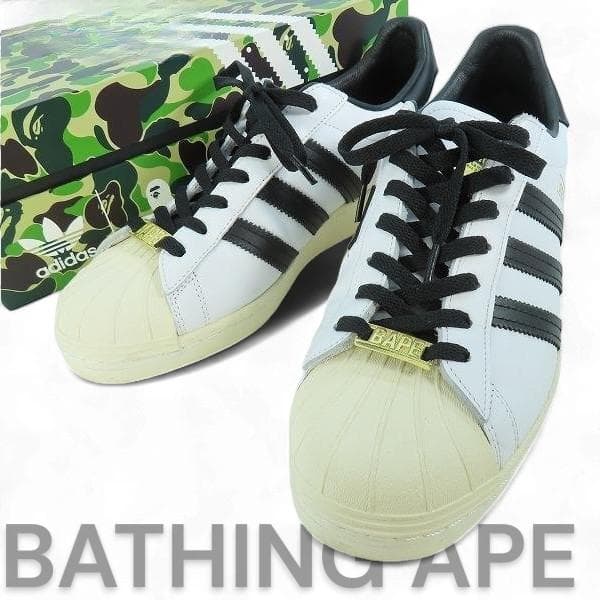 APE × adidas アディダス BAPE スーパースター GZ8980 BAPE x Undefeated x adidas ZX 8000 Core Black/Footwear White