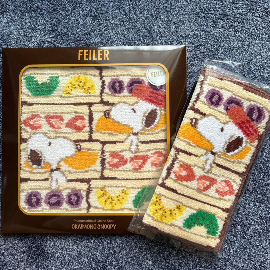FEILER スヌーピー ハンカチ ポーチ