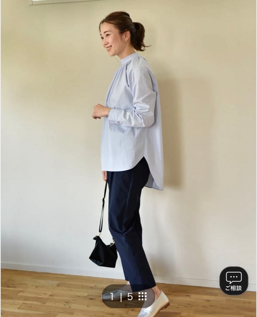 OUR 頼れるギャザーブラウス 前後2wayギャザーブラウス