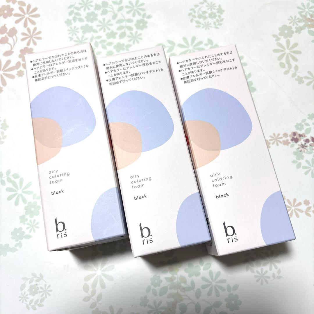 b.ris airy coloring foam black 80g 3本セット